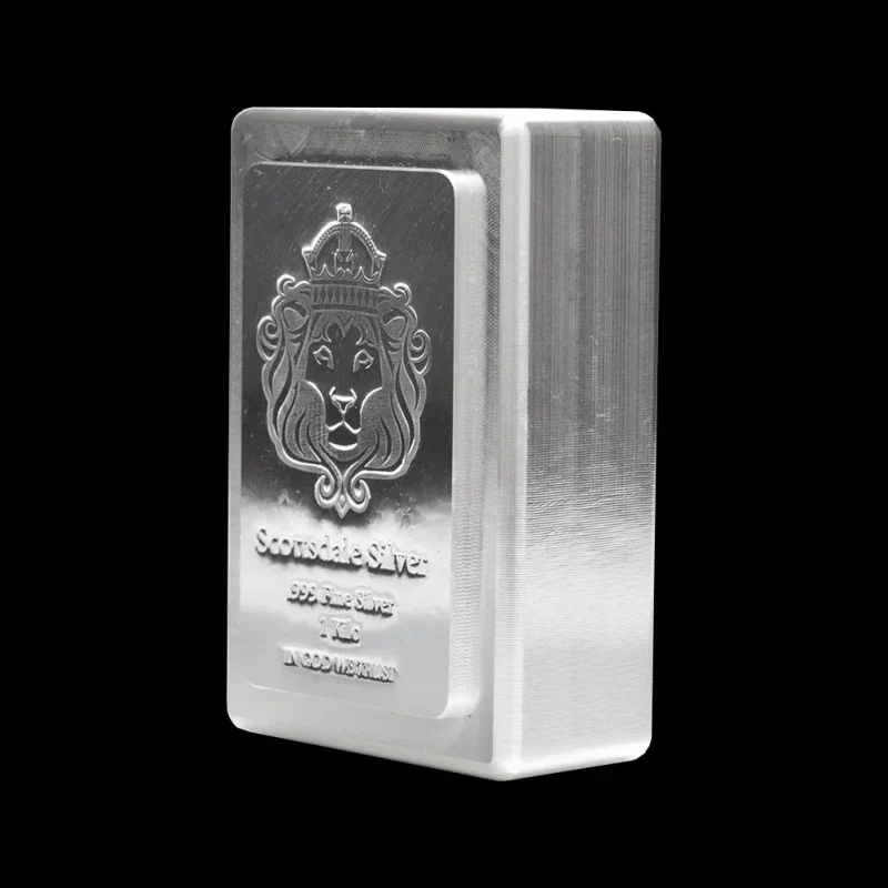 1 Kilo Silver Scottsdale Mint Stacker Bar (32.15 oz, .999) - Image 3