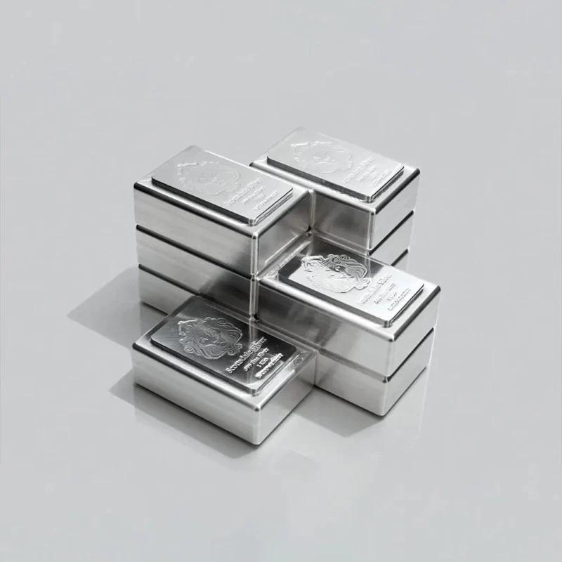 1 Kilo Silver Scottsdale Mint Stacker Bar (32.15 oz, .999) - Image 4