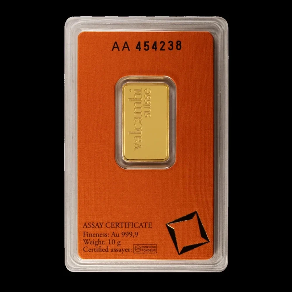 10 Gram Valcambi Suisse Gold Bar (.9999) - Image 2