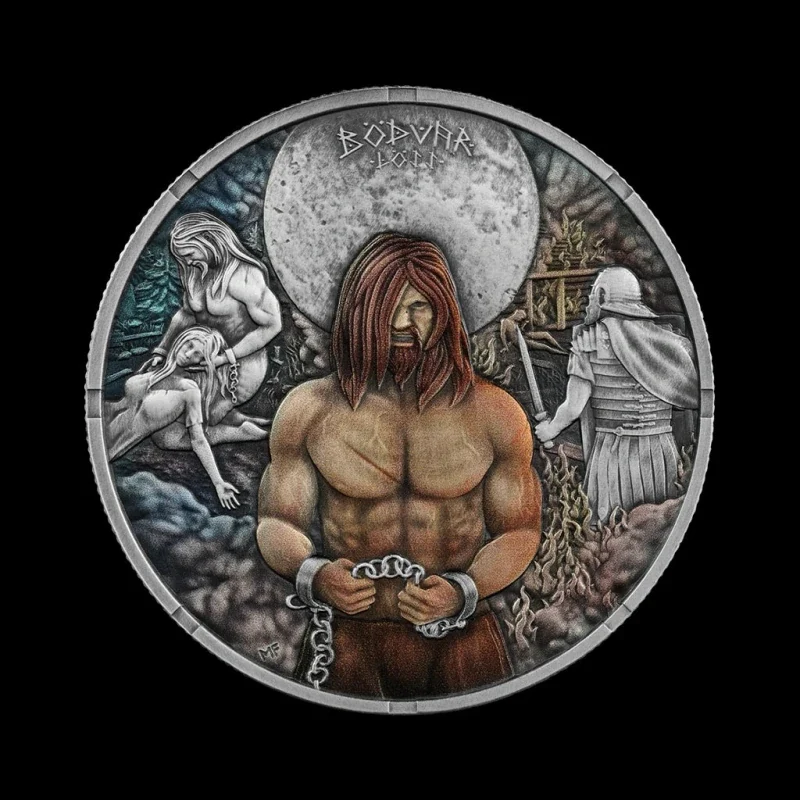 2026 Germania Mint Bödvar Saga: Loss – Vengeful 1 oz Silver (BU)