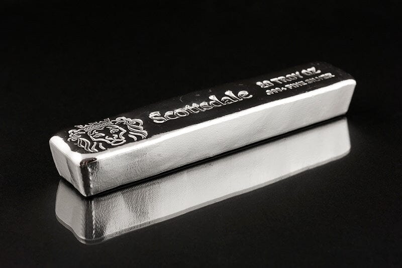 20 oz Silver Scottsdale Mint "KitKat" Art Bar (.999) - Image 4